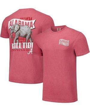 Image One And Alabama Tide Hyper Local Banner Stadium T-shirt - Pink