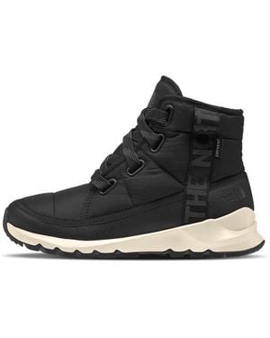 The North Face Thermoball Luxe Waterproof Round Toe Booties - Black