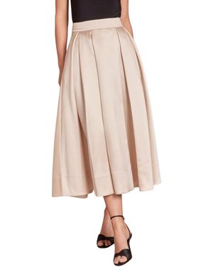 Coast High-waist Full Volume A-line Skirt - Natural