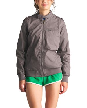 Members Only Classic Iconic Racer Jacket (slim Fit) - Gray