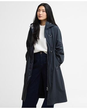 Barbour Gracefield Showerproof Coat - Blue
