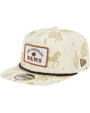 KTZ Los Angeles Rams Desert Rose 19twenty Adjustable Hat - Natural