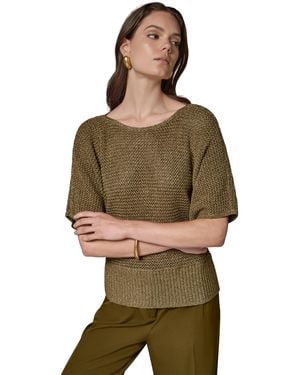 Donna Karan Crewneck Sweater - Green