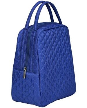 Gnuadz Lunch Tote Bag Thermal Cooler Quilted Work Outdoor Camping - Blue