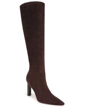 Sam Edelman Cassie Zipper Tall Boots Regular Wide Calf - Brown