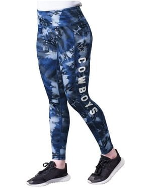 MSX by Michael Strahan Dallas Cowboys Aubrey Tie-dye leggings - Blue