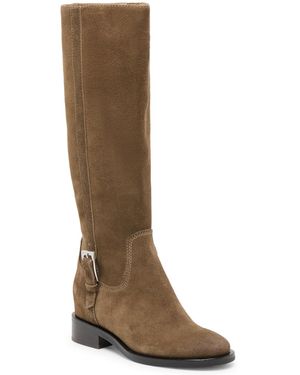 Dolce Vita Kilian H2o Tall Knee-high Wide-calf Buckle Riding Boots - Brown