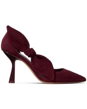Kate Spade Bunnie Suede Slip-on Pumps - Purple