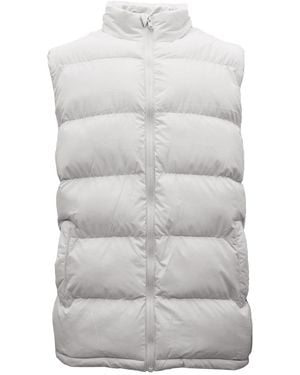 Spire By Galaxy Modern Fit Heavyweight Puffer Bubble Vest - Gray