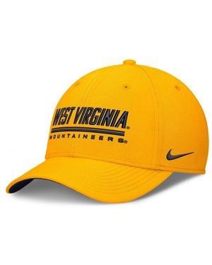 Nike West Virginia Mountaineers Game Day Rise Swooshflex Hat - Yellow