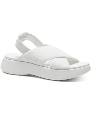 VIVAIA Kara 2.0 Elastic Back Strap Walker Sandals - White