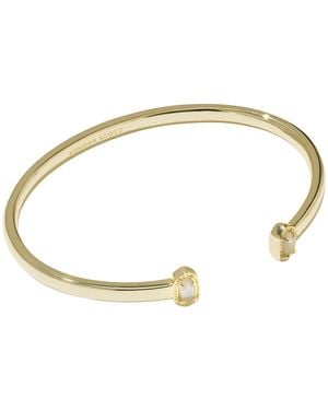 Kendra Scott 14k Gold-plated Mini Elton Cuff Bracelet - White
