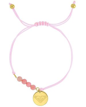 Roxy Labradorite Heart-pineapple Charm Bracelet - White