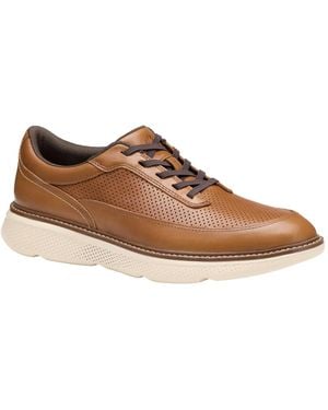 Johnston & Murphy Stretch Lace-up Sneakers - Brown