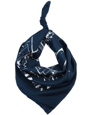 Ralph Lauren Woven Plaid Square Scarf in Brown Lyst