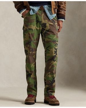 Polo Ralph Lauren Classic Fit Camo Canvas Cargo Pants - Multicolor