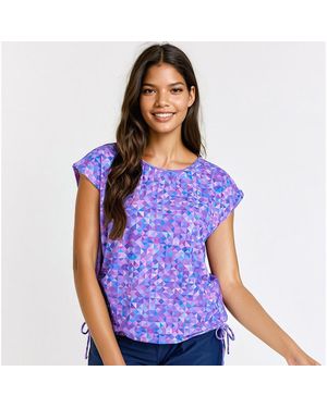 Calypsa Daphne Loose Swim Top - Blue