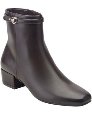 Bandolino Adyn Square Toe Block Heel Dress Booties - Black