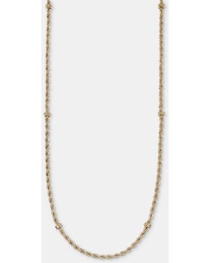 Ralph Lauren Rope Chain Strand Necklace - White