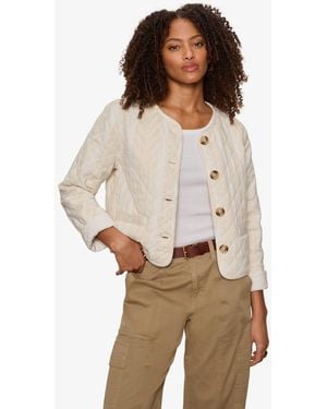 Sanctuary Crafted Coco Quilted Button-front Jacket - White