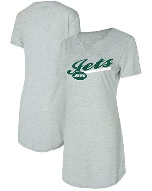 Concepts Sport New York Jets Petition Knit Nightshirt - Blue