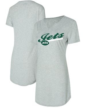 Concepts Sport New York Jets Petition Knit Nightshirt - Blue