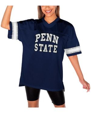 Gameday Couture Navy Penn State Nittany Lions Until Kickoff Rhinestone Fashion T-shirt - Blue