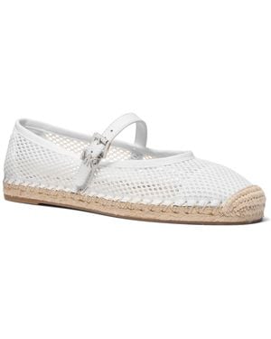 Michael Kors Michael Lynn Mesh Ballet Flats - White