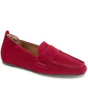 Gentle Souls Sophie Slip-on Flat Loafers - Red