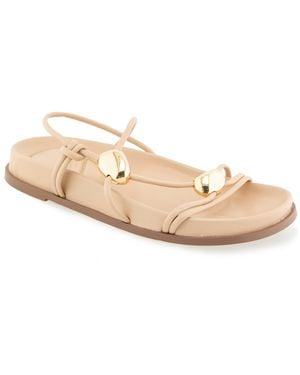 Kenneth Cole Vera Round Toe Flat Sandals - Pink