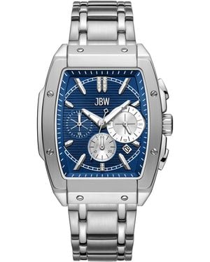 JBW Echelon Diamond Gold-plated Stainless-steel Watch - Gray