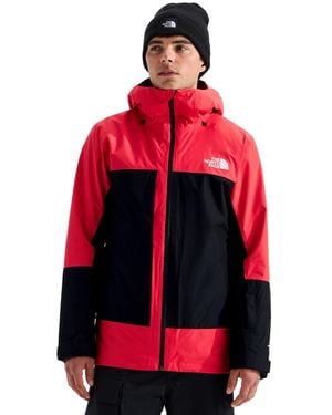 The North Face Thermoball Snow Triclimate Waterproof Hooded Insulated Jacket - Red