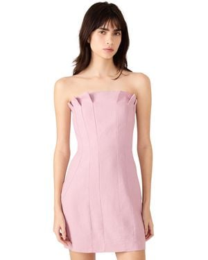 Steve Madden Strapless Mini Dress - Pink