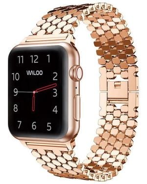 Waloo Honeycomb Style Replacement Band For Apple Watch - Metallic