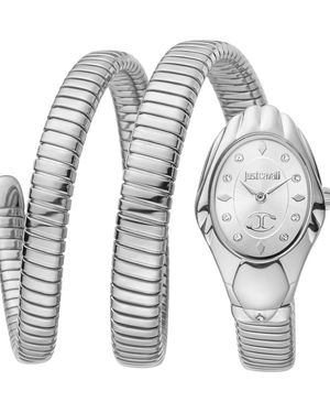 Just Cavalli Stainless Steel Bracelet Watch - White