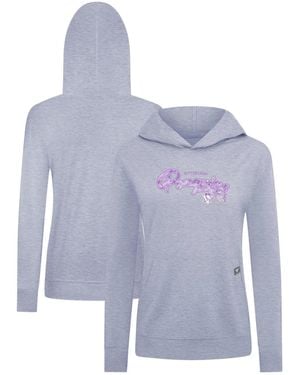 Levelwear Pittsburgh Penguins Hockey Fights Cancer Relay Pullover Hoodie - Blue