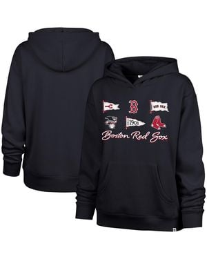 '47 Boston Red Sox Bow Banners Naomi Hoodie - Blue