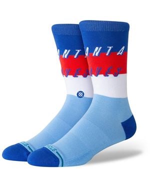 Stance And Atlanta Braves 2026 City Connect Crew Socks - Blue