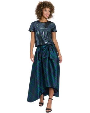 Muse Crewneck Short-sleeve Top - Blue