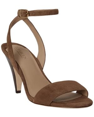 Ralph Lauren Gracy Buckle Sandals - Brown