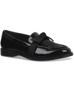 On 34th Kasandra Bow Loafers - Black