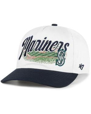 '47 Seattle Mariners Enfield Five-panel Adjustable Baseball Hat - White