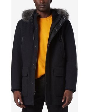 Marc New York Dawson Hooded Parka - Blue