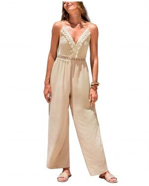 CUPSHE About Time Jumpsuit - Natural