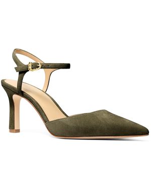 MICHAEL Michael Kors Amara Pointed Toe Mid Pumps - Metallic