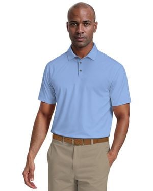 PGA TOUR Solid Cooling Texture Polo Shirt - Blue
