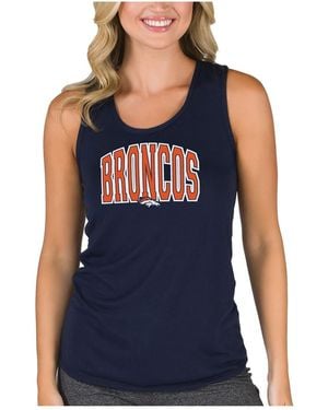 Concepts Sport Denver Broncos Marathon Racer Back Tank Top - Blue
