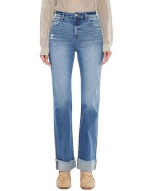 KanCan Essentials Trini High-rise Straight-leg Jeans - Blue
