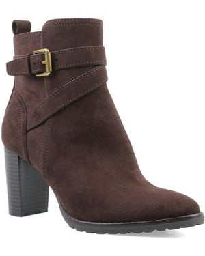 Giani Bernini Ninha Block Heel Booties - Brown