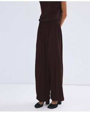 Mango Knit Balloon Pants - Purple